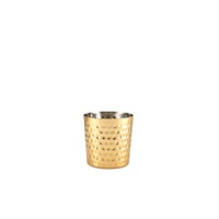Click for a bigger picture.GenWare Gold Plated Hammered Serving Cup 8.5 x 8.5cm