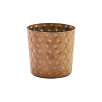 Click for a bigger picture.GenWare Copper Vintage Steel Hammered Serving Cup 8.5 x 8.5cm