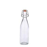 Click for a bigger picture.Genware Glass Swing Bottle 0.5L / 17.5oz