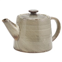 Click for a bigger picture.Terra Porcelain Grey Teapot 50cl/17.6oz