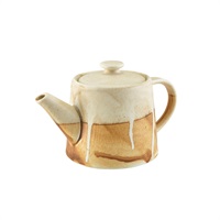 Click for a bigger picture.Terra Porcelain Roko Sand Teapot 50cl/17.6oz