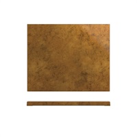 Click for a bigger picture.Copper Utah Melamine GN 1/2 Slab 32.5 x 26.5cm