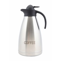 Click for a bigger picture.Coffee Inscribed St/St Contemporary Vac. Jug