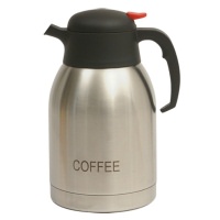 Click for a bigger picture.Coffee Inscribed St/St Vacuum Jug 2.0L