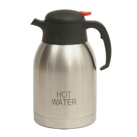 Click for a bigger picture.Hot Water Inscribed St/St Vacuum Jug 2.0L