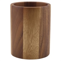 Click for a bigger picture.GenWare Acacia Wood Cutlery Cylinder