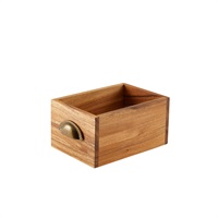 Click for a bigger picture.GenWare Acacia Wood Display Drawer 21.5 x 15 x 11cm