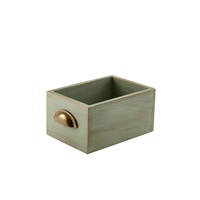 Click for a bigger picture.GenWare Green Wash Acacia Wood Display Drawer 21.5 x 15 x 11cm