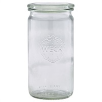 Click for a bigger picture.WECK Cylindrical Jar 34cl/12oz 6cm (Dia)