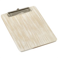 Click for a bigger picture.White Wash Wooden Menu Clipboard A5 18.5x24.5x0.6cm