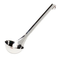 Click for a bigger picture.S/St 3.5" Wide Neck Ladle 9cm/ 160ml