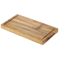 Click for a bigger picture.Acacia Wood Serving Board 25 x 13 x 2cm