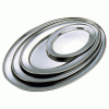 Click here for more details of the GenWare Stainless Steel Oval Flat 35cm/ 14"