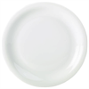 Genware Porcelain Narrow Rim Plate 22cm/8.5"