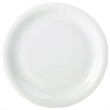 Click here for more details of the Genware Porcelain Narrow Rim Plate 28cm/11"