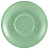 Genware Porcelain Green Saucer 12cm/4.75"