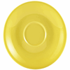 Click here for more details of the Genware Porcelain Yellow Saucer 12cm