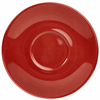 Click here for more details of the Genware Porcelain Red Saucer 13.5cm/ 5.25"
