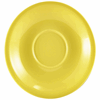 Click here for more details of the Genware Porcelain Yellow Saucer 13.5cm