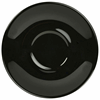 Genware Porcelain Black Saucer 16cm/ 6.25"