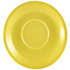 Click here for more details of the Genware Porcelain Yellow Saucer 16cm
