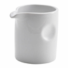 Click here for more details of the Genware Porcelain Pinched Solid Milk Jug 8.5cl/3oz