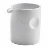 Click here for more details of the Genware Porcelain Pinched Solid Milk Jug 8.5cl/ 3oz