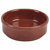 Click here for more details of the Genware Porcelain Terracotta Round Dish 10cm/4"