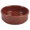 Click here for more details of the Genware Porcelain Terracotta Round Dish 10cm/ 4"