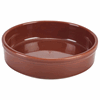 Click here for more details of the Genware Porcelain Terracotta Round Dish 13cm/ 5"