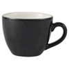Click here for more details of the Genware Porcelain Black Bowl Shaped Cup 9cl/ 3oz