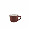 GenWare Porcelain Brown Bowl Shaped Cup 9cl/3oz