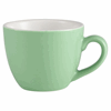 Genware Porcelain Green Bowl Shaped Cup 9cl/3oz