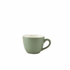 Click here for more details of the GenWare Porcelain Matt Sage Bowl Shaped Cup 9cl/ 3oz