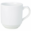 Genware Porcelain Stacking Mug 30cl/10oz