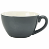 Click here for more details of the Genware Porcelain Grey Bowl Shaped Cup 34cl/ 12oz