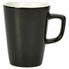 Genware Porcelain Black Latte Mug 34cl/12oz