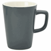 Genware Porcelain Grey Latte Mug 34cl/12oz