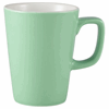 Genware Porcelain Green Latte Mug 34cl/12oz