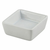 Genware Porcelain Square Dish 6.4 x 2.5cm/2.5 x 1"