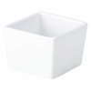 Click here for more details of the Genware Porcelain Square Dish 6.4 x 4.8cm/2.5 x 2"