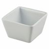 Click here for more details of the Genware Porcelain Square Dish 8.5 x 5.5cm/3.25 x 2.25"