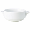 Genware Porcelain Lugged Soup Bowl 25cl/8.75oz