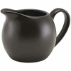 Click here for more details of the Genware Porcelain Matt Black Jug 14cl/5oz