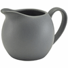 Genware Porcelain Matt Grey Jug 14cl/ 5oz