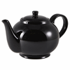 Genware Porcelain Black Teapot 45cl/ 15.75oz