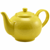 Click here for more details of the Genware Porcelain Yellow Teapot 45cl/ 15.75oz
