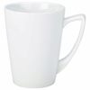 Click here for more details of the Genware Porcelain Angled Handled Mug 35cl/12.25oz