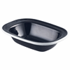 Click here for more details of the Enamel Pie Dish Black with White Rim 16cm