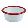 Click here for more details of the Enamel Ramekin White with Red Rim 8cm Dia 90ml/3.2oz